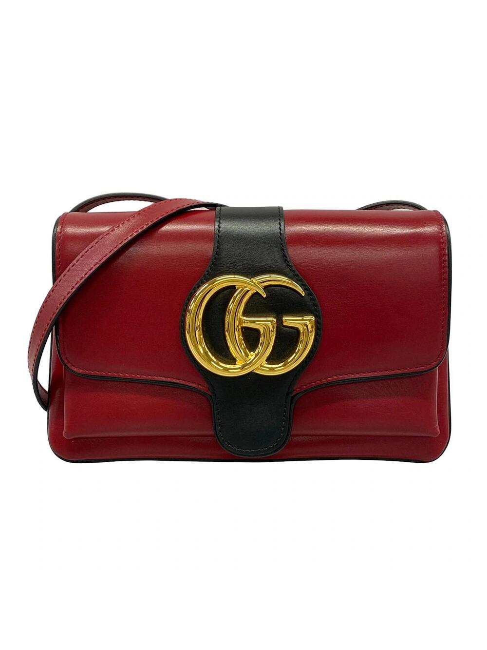 Gucci Ally Red Black Leather Hardware #363460G85B